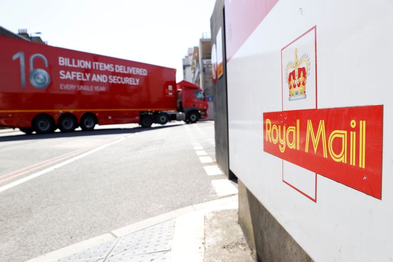 Royal Mail says UK parcel volumes slide as restrictions ease