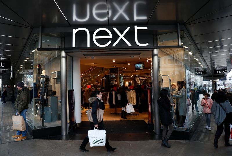 UK's Next smashes sales forecast, upgrades profit guidance